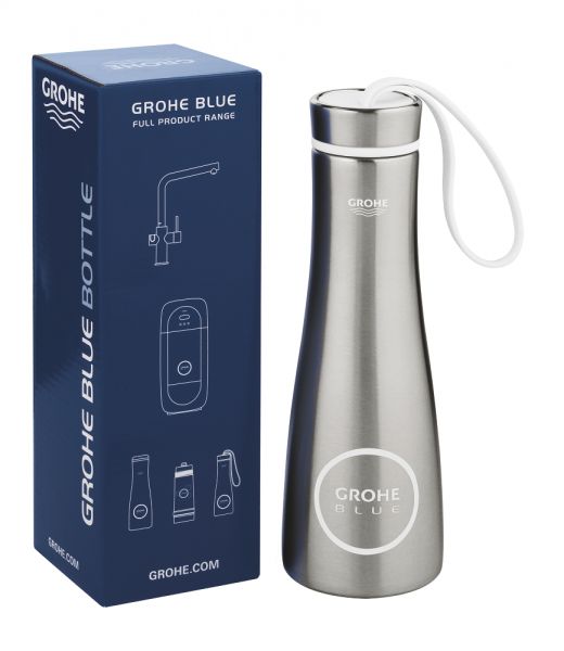 Grohe Blue Thermo-Trinkflasche, edelstahl
