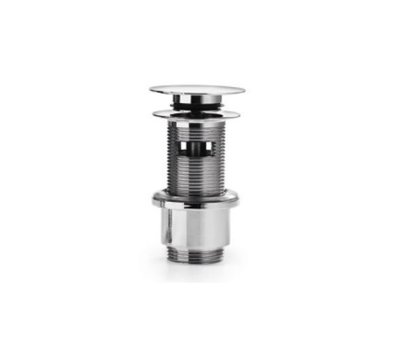 lineabeta BUSI E CANE Druck-Ablaufgarnitur mit Überlauf max. 7cm, chrom 53992.29