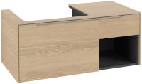 Vorschau: Villeroy&Boch Subway 3.0 Waschtischunterschrank mit Regalelement rechts, Breite 100,1cm nordic oak C57200VJ