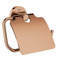 Grohe Essentials WC-Papierhalter mit Deckel, warm sunset