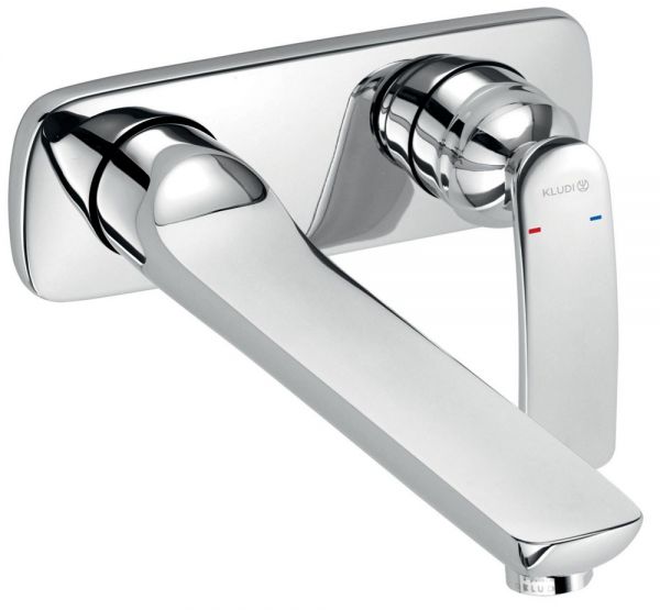 Kludi Balance Unterputz-2-Loch-Waschtisch-Einhandmischer, Ausladung 23,5cm, chrom 522470575 