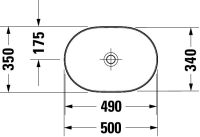 Vorschau: Duravit Luv Aufsatzbecken 50x35cm, oval