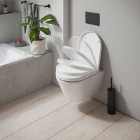 Vorschau: Duravit D-Code Wand-WC Set mit SoftClose WC-Sitz 54x37cm vormontierte Scharniere weiß 49030900B2