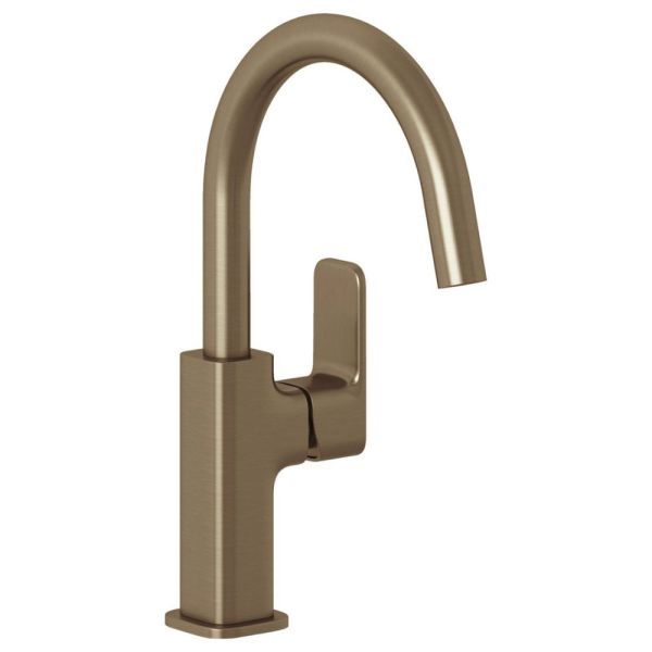 Kludi RENON Waschtischarmatur seitliche Betätigung brushed bronze 42027N175