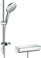 Hansgrohe Raindance Select S Brausesystem Aufputz 150 mit Ecostat Select Thermostat, 65cm