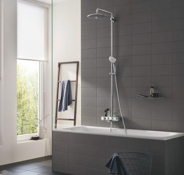 Grohe Euphoria SmartControl System 260 Mono Duschsystem mit Thermostat-Wannenbatterie, chrom