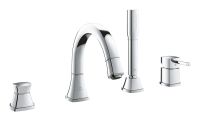 Grohe Grandera 4-Loch-Einhand-Wannenkombination mit Stick Handbrause, chrom 29418000 