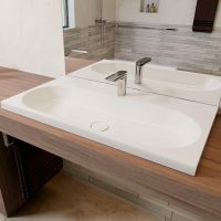 Kaldewei Centro Mod.3056 Einbauwaschtisch 90x50x4cm, Perl-Effekt
