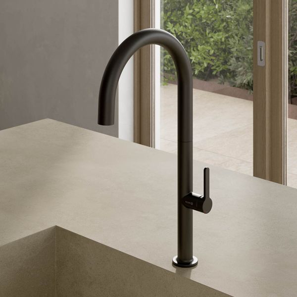 Kludi AUREA Küchenarmatur schwarz matt 558526675