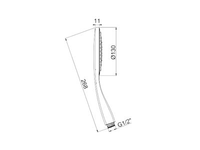 Emotion Handbrause Ø130mm