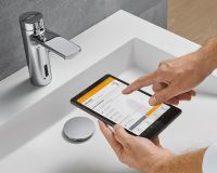 Vorschau: WimTec SMART TH HyPlus secure berührungslose Waschtischarmatur 230V Netzbetrieb, chrom