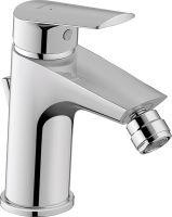 Duravit No.1 Einhebel-Bidetmischer mit Zugstangen-Ablaufgarnitur, chrom N12400001010