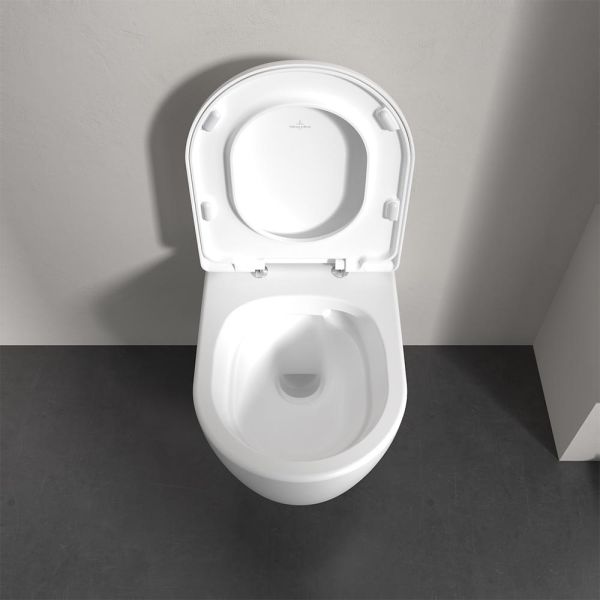 Villeroy&Boch Skyla WC-Sitz mit QuickRelease, Absenkautomatik, oval