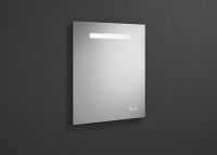 Vorschau: Burgbad Fiumo Leuchtspiegel mit horizontaler LED-Beleuchtung 60x70 cm SIIX060