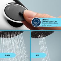 Vorschau: Grohe Vitalio Start 110 Wandhalterset mit 2 Strahlarten, chrom