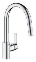 Vorschau: Grohe Get Einhand-Spültischbatterie mit Dual Spülbrause, chrom