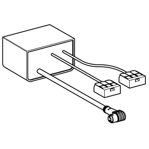 Geberit Netzteil 230 V / 12 V / 50 Hz, für Geberit DuoFresh Modul, für Elektroanschlussdose