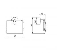 Vorschau: Avenarius Serie 170 Papierhalter mit Deckel, chrom