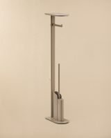 Vorschau: Cosmic Flat Stand-Toilettenbürstenhalter mit Rollenhalter, sand