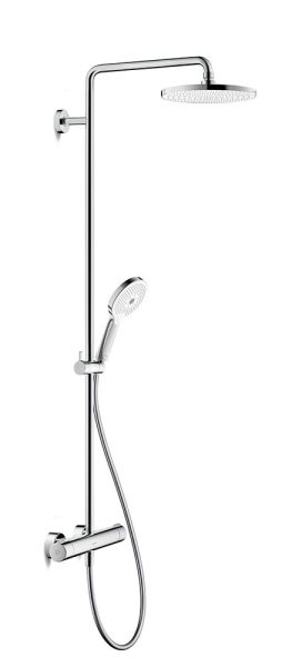 Duravit C.1 Shower System/Duschsystem mit Brausethermostat, chrom