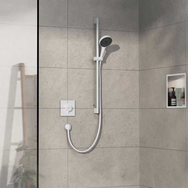 Hansgrohe ShowerSelect Comfort E Thermostat Unterputz, 1 Verbraucher, weiß matt