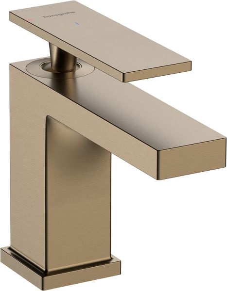 Hansgrohe Tecturis E Waschtischarmatur 80 CoolStart wassersparend+, Zugst.-Ablaufg., brushed bronze