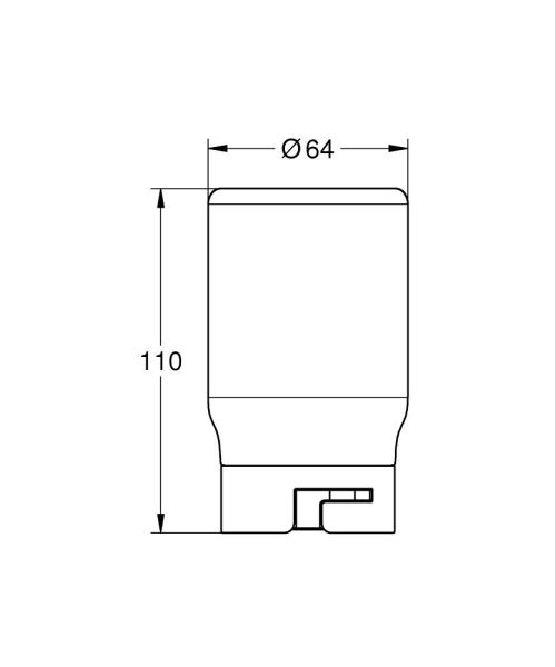 Grohe PUREFOAM Kinuami Schäumende Körperseife, Waterlily/beruhigend