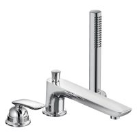 Kludi Balance 3-Loch Wannenrandarmatur mit Stabbrause, chrom 524470575