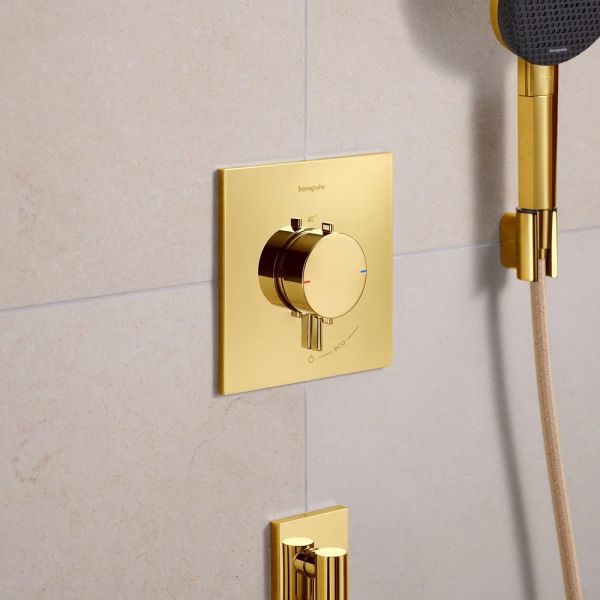 hansgrohe Ecostat Comfort E UP polished gold optic 33710990