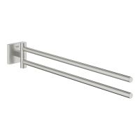 Vorschau: Grohe Quickfix Start Cube Handtuchhalter 44cm, 2-armig, schwenkbar, supersteel 40976DC0