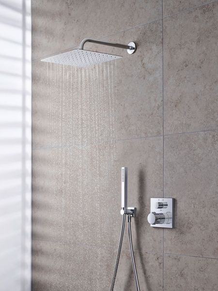 Duravit Brausearm 41cm, rund, chrom