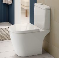 Vorschau: Villeroy&Boch Avento Stand-Tiefspül-WC spülrandlos für Kombination 5644R001