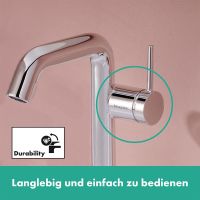 Vorschau: Hansgrohe Tecturis S Waschtischarmatur 150 Fine CoolStart wassersparend+ ohne Ablauf, chrom