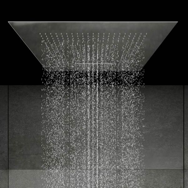 Steinberg Sensual Rain Regenpaneel 60x60cm, 3 Strahlarten, edelstahl poliert