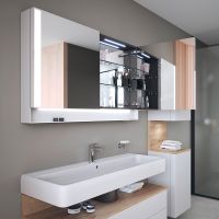 Vorschau: Duravit Qatego Spiegelschrank 120x75cm, mit 2 Türen und Nischenbeleuchtung, dimmbar