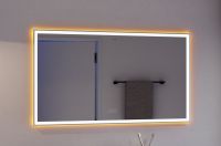 Hansgrohe Xarita E Spiegel mit LED-Beleuchtung 120x70cm kapazitiver Berührungssensor, weiß matt, 54985700