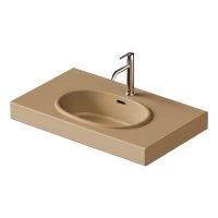 Duravit Balcoon Waschbecken 80cm clay terra matt