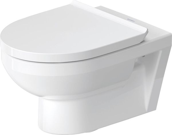 Duravit Duravit No.1 Wand-WC 54x36,5cm oval, HygieneGlaze, rimless, weiß 2562092000