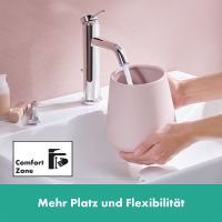 Vorschau: Hansgrohe Tecturis S Waschtischarmatur 110 CoolStart wassersparend+ mit Zugstangen-Ablaufgar., chrom