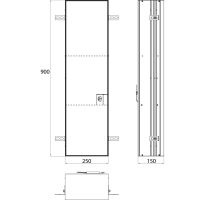Vorschau: emco asis plus Schrank-Modul 90cm, befliesbar
