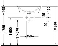 Vorschau: Duravit Starck 1 Aufsatzbecken Ø53cm weiss 0447530000