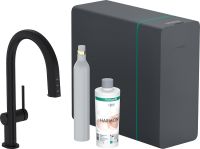 Vorschau: Hansgrohe Aqittura SodaSystem 210 StarterSet schwarz 76806670