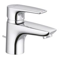 Kludi Pure&Solid Waschtisch-Einhandmischer 60 mit Ablaufgarnitur, chrom 343850575 