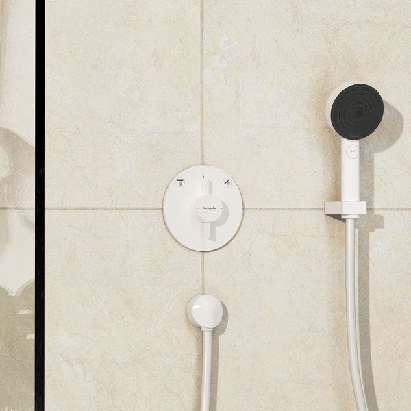 Hansgrohe DuoTurn S Mischer Unterputz für 2 Verbraucher, weiß matt
