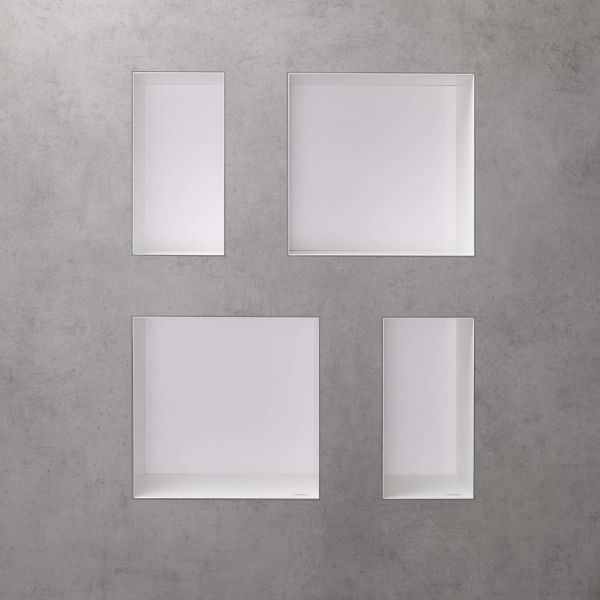 Hansgrohe XtraStoris Minimalistic Wandnische rahmenlos 300/300/100, weiß matt