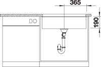 Vorschau: Blanco SILGRANIT® Subline 700-U Küchenspüle ohne Ablauffernbedienung