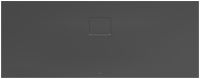 Villeroy&Boch Squaro Infinity Quaryl®-Duschwanne, lange Seite geschnitten an der Wand, 180x70cm, anthracite, UDQ1870SQI2BV-1S