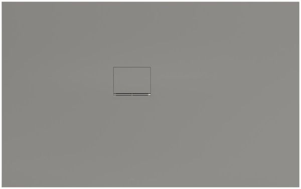 Villeroy&Boch Squaro Infinity Quaryl®-Duschwanne, Eckeinbau links gegen Wand 160x100cm grey UDQ1610SQI2LV-1S