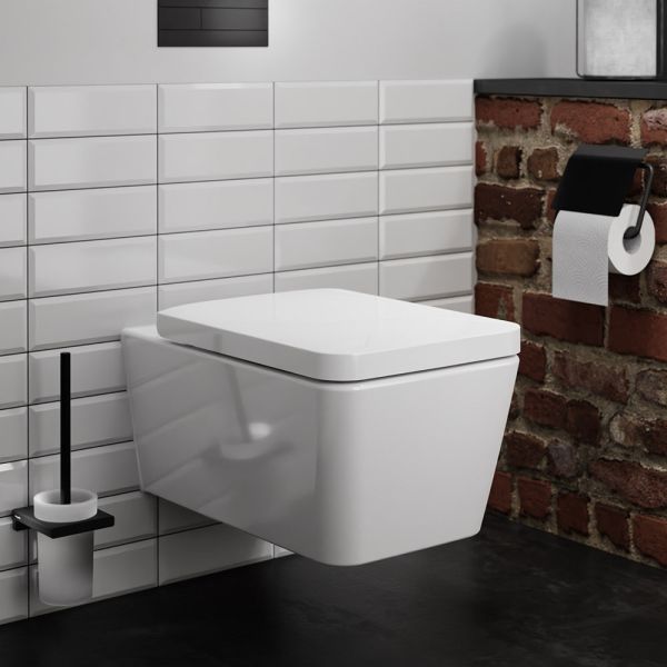 Hansgrohe EluPura Q Wand-WC spülrandlos, SmartClean, weiß