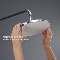 Vorschau: Duravit Shower System/Duschsystem MinusFlow mit Brausethermostat, chrom